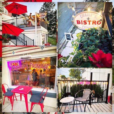 Lovely patio and deck seating. Wonderful on a beautiful summer evening.