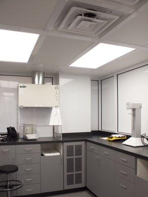 Hazardous Drugs Room at the National St. COmpounding Lab.  Prescriptions like hormones are prepared in it.