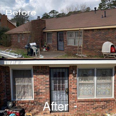 Fascia and soffit install