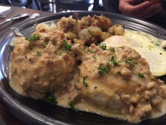 Biscuits and gravy