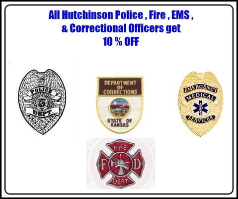 we extend this to all police , fire , ems personnel with ID