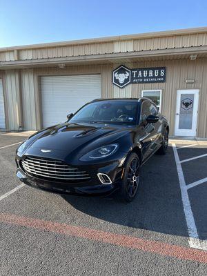 Paint protection film (ppf) and ceramic coating on this beautiful Aston Martin!