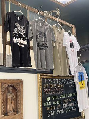 Merch section