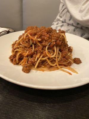 Spaghetti bolognese