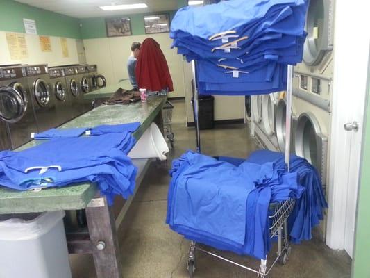 Should your company need professional laundry services....Lucy's Wash & Fold is the best place to provide such services!