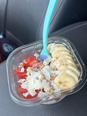 Delicious Açaí bowl.