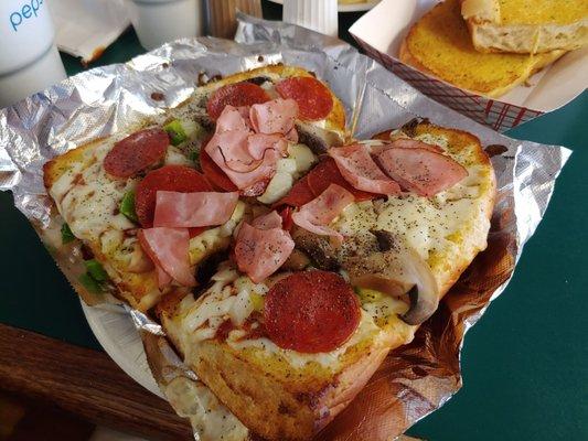 The Deluxe Pizza Bread.