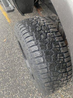 New A/T tires