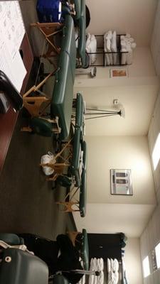 Medical massage classroom