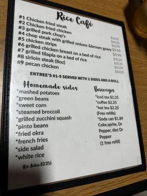 1/05/2023 Menu