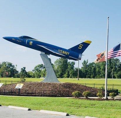 Everyone loves to visit the US Navy jet at Lawson Creek Park!