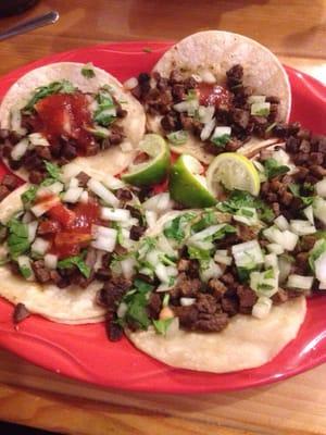 Steak tacos. Delicious!