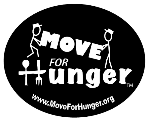 Evolution Moving Co. is an affiliate with "Move for Hunger"