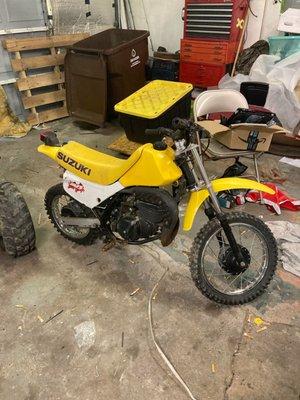 restoring old dirt bikes