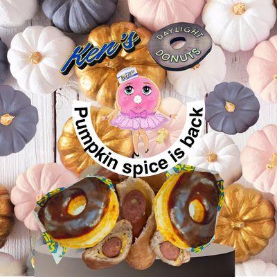 Pumpkin spice donuts are back!