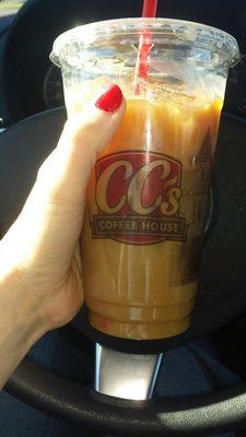 Large iced coffee