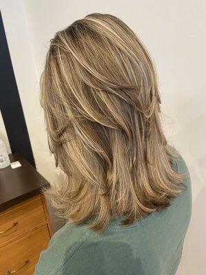 Haircut and color by Jessica barrow