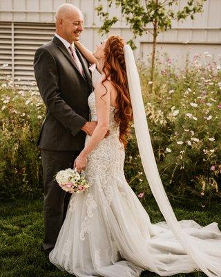 Beautiful bride and groom. Denver, Colorado