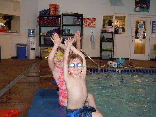 We teach swim lessons for tots through tri-athlete!