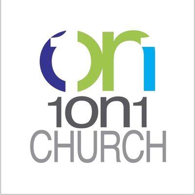 1 on 1 Church logo.