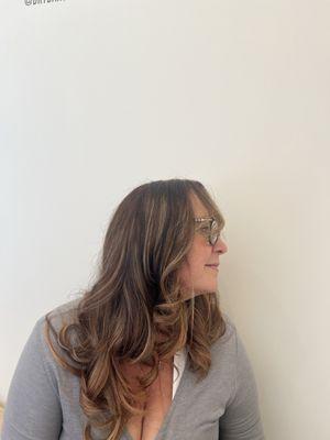 Balayage highlights