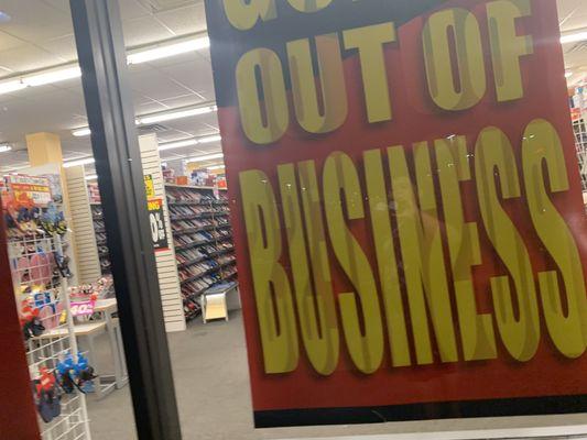 Going out of business