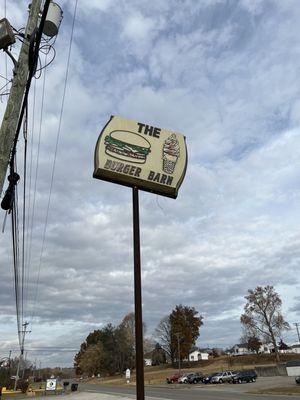 Sign at road