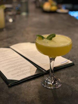 Passion fruit mocktail