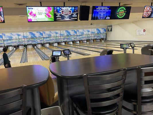 Bowling lanes