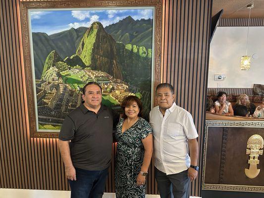 Antonio, Magdalena and Juan! Thanks for opening this amazing restaurant Juan and Magdalena!