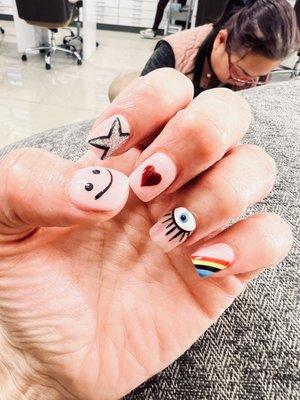 Custom nail art