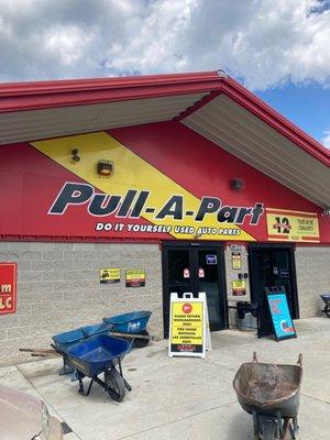 Auto Part store front exterior