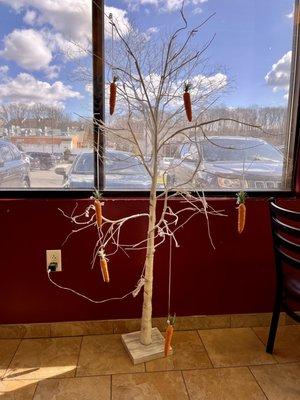 Cute carrot tree.