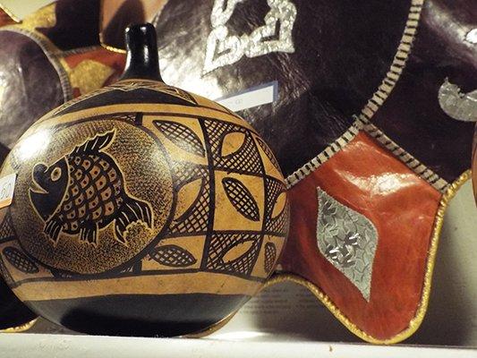 Calabash and other collectible items for home decor