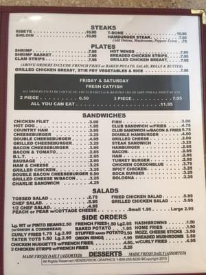 Full Menu