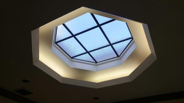 Coved ceiling/skylight