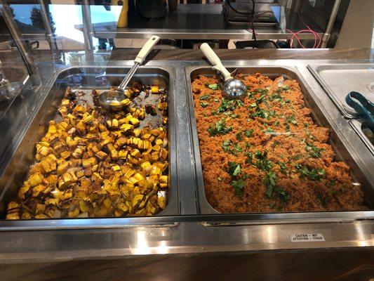 Today's menu. Roasted squash and quinoa