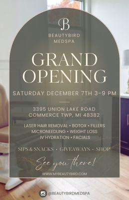 Grand opening event!