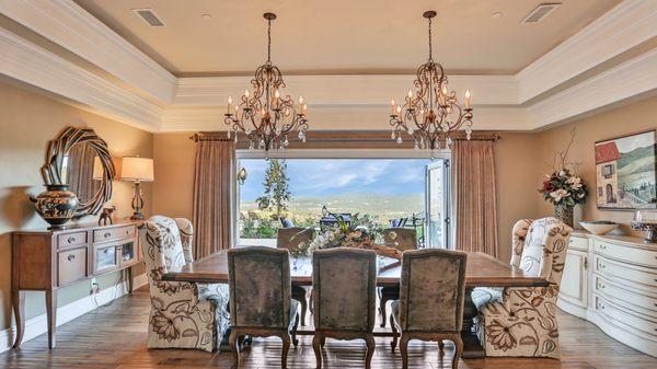 Beautiful dining area