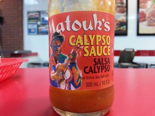 This was the hottest sauce out front...rated a 7...my pick today.