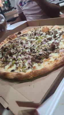 Steak Pizza