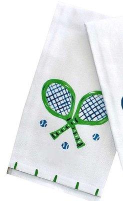 Fun tennis hand towel