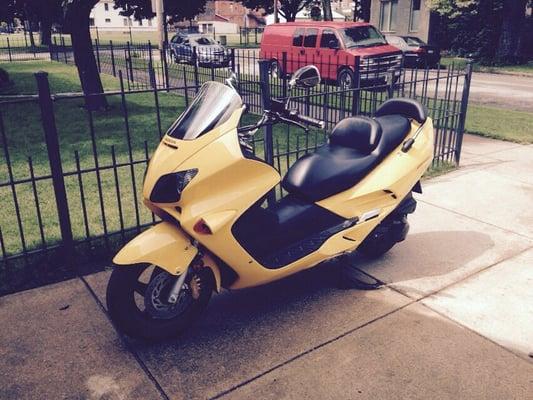 2006 Honda Reflex Scooter, made keys yesterday, THANK YOU "SILL'S MOTOR SALES for the referral! This cycle is automatic! "Nice"!