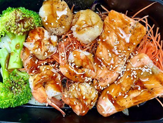 Seafood teriyaki