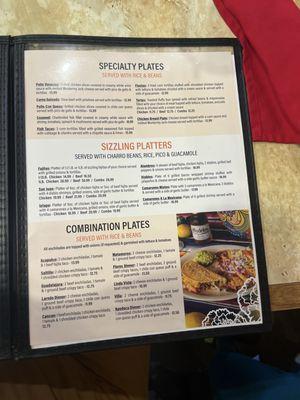 Menus