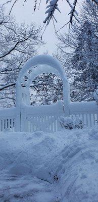 View from our driveway after recent storm