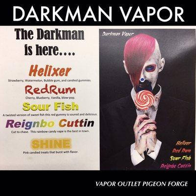 DARKMAN VAPOR! Available @vaporoutletpf #vape #vapors #vaping #vapenation #vapeon #vapor #vaper