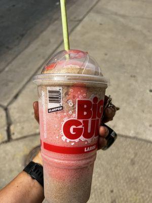 Cherry and coke slurpee