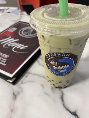 Matcha Boba tea ! So delicious