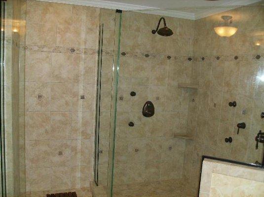 custom shower door